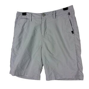 Quiksilver Mens Union Amphibian Hybrid Shorts with DryFlight Size 29 Gray Casual